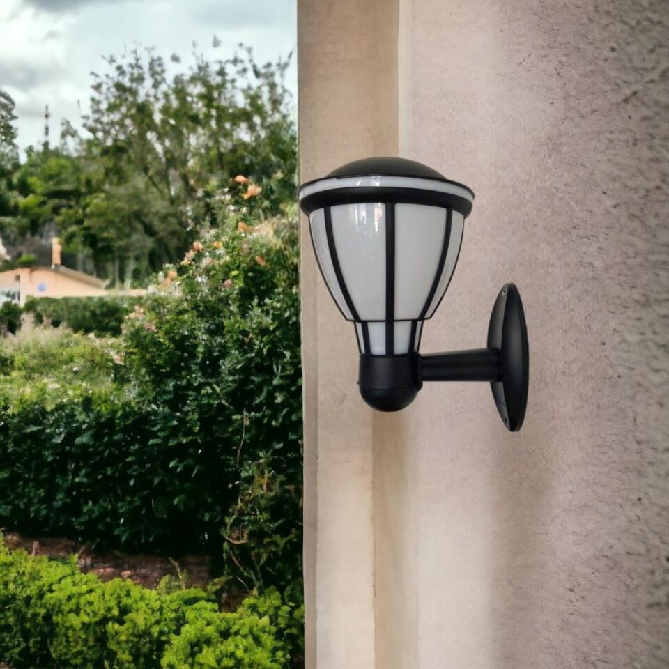 Zita Kupa Bahçe Duvar Apliği 37 cm | E27 Duy | IP54 Dış Mekan Aydınlatma | UV Protection | Teras, Veranda ve Yürüyüş Yolu (Ampul Hariç)