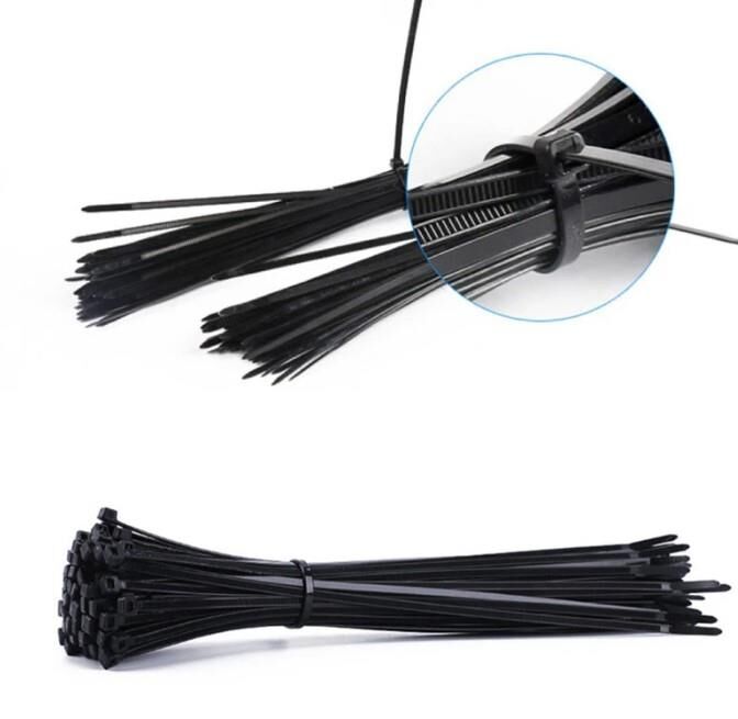 Çetsan 2,5x100 Siyah 10cm Kablo Bağı Cırt Kelepçe Toplayıcı-500 Adet