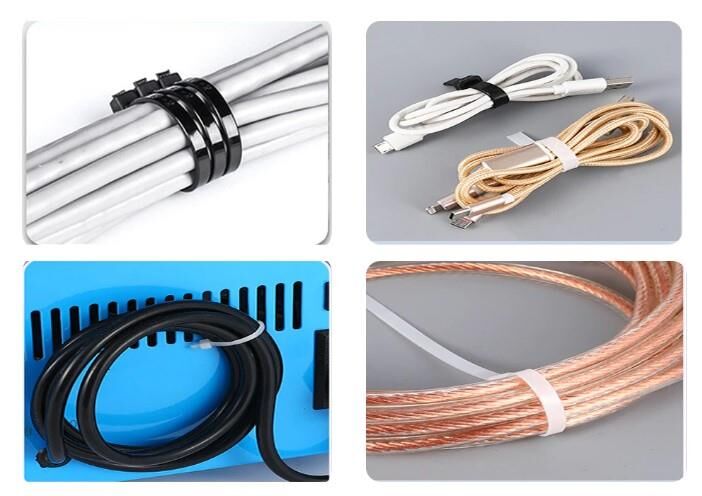Çetsan 2,5x100 Beyaz 10cm Kablo Bağı Cırt Kelepçe Toplayıcı-250 Adet
