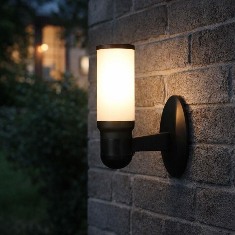 Zita Kule Bahçe Duvar Apliği 34 cm | E27 Duy | IP54 Dış Mekan Duvar Lambası | UV Dayanımlı | Bahçe, Teras, Veranda ve Yürüyüş Yolu Aydınlatması (Ampul Hariç)
