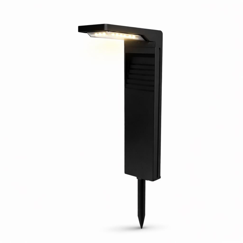Hero Led 10W Solar LED Bahçe Aydınlatma Armatürü 3200K Günışığı – IP54 Suya Dayanıklı – Kazıklı Dış Mekan Armatür