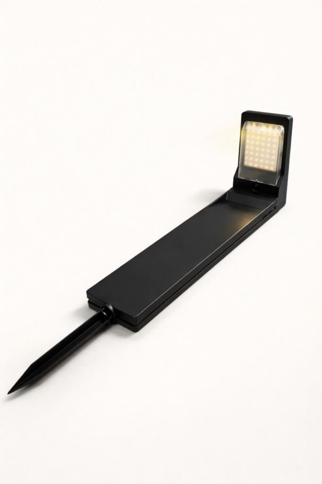 Hero Led 10W Solar LED Bahçe Aydınlatma Armatürü 3200K Günışığı – IP54 Suya Dayanıklı – Kazıklı Dış Mekan Armatür