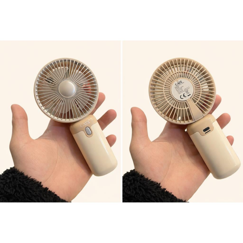 Cata CT 9949 El Vantilatörü 3 Kademeli Hız Ayarlı Taşınabilir Mini Fan Cep Fanı