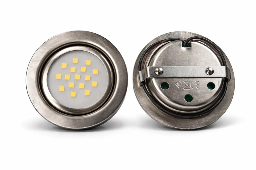 1 Watt Gömme LED Spot 220V Gün Işığı – Dolap İçi & Mutfak Altı Aydınlatma