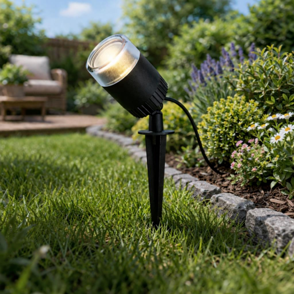 Zita Kazıklı Çim Çiçek Bahçe Duvar Aydınlatma Gün Işığı Ampul Dahil
