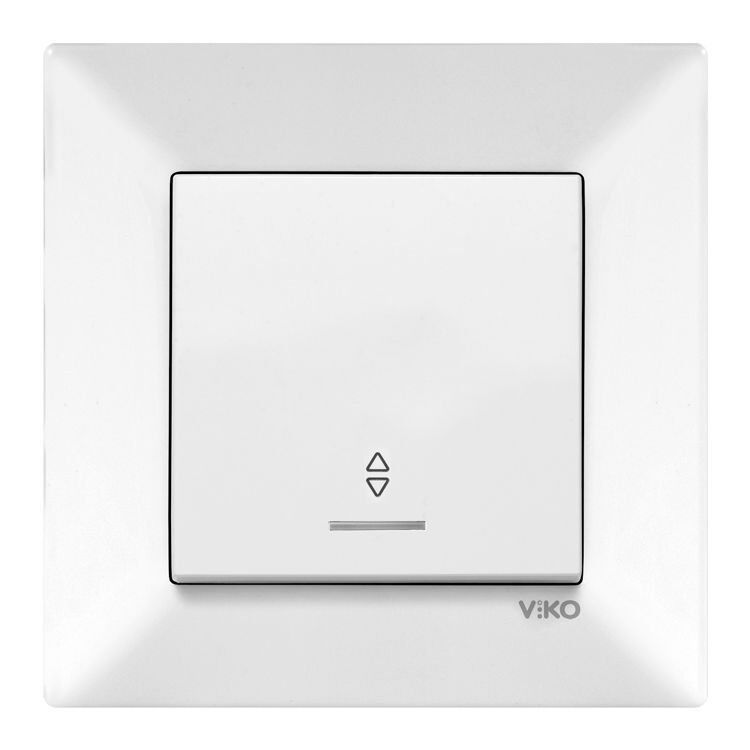 Viko Meridian Beyaz Işıklı Vavien Çerçeve Dahil