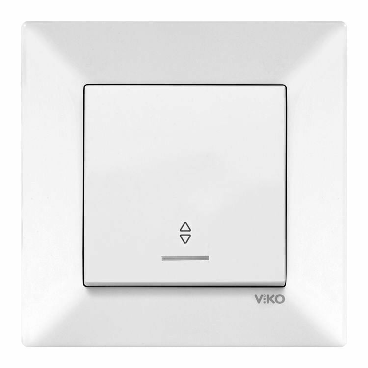 Viko Meridian Beyaz Işıklı Vavien Çerçeve Dahil