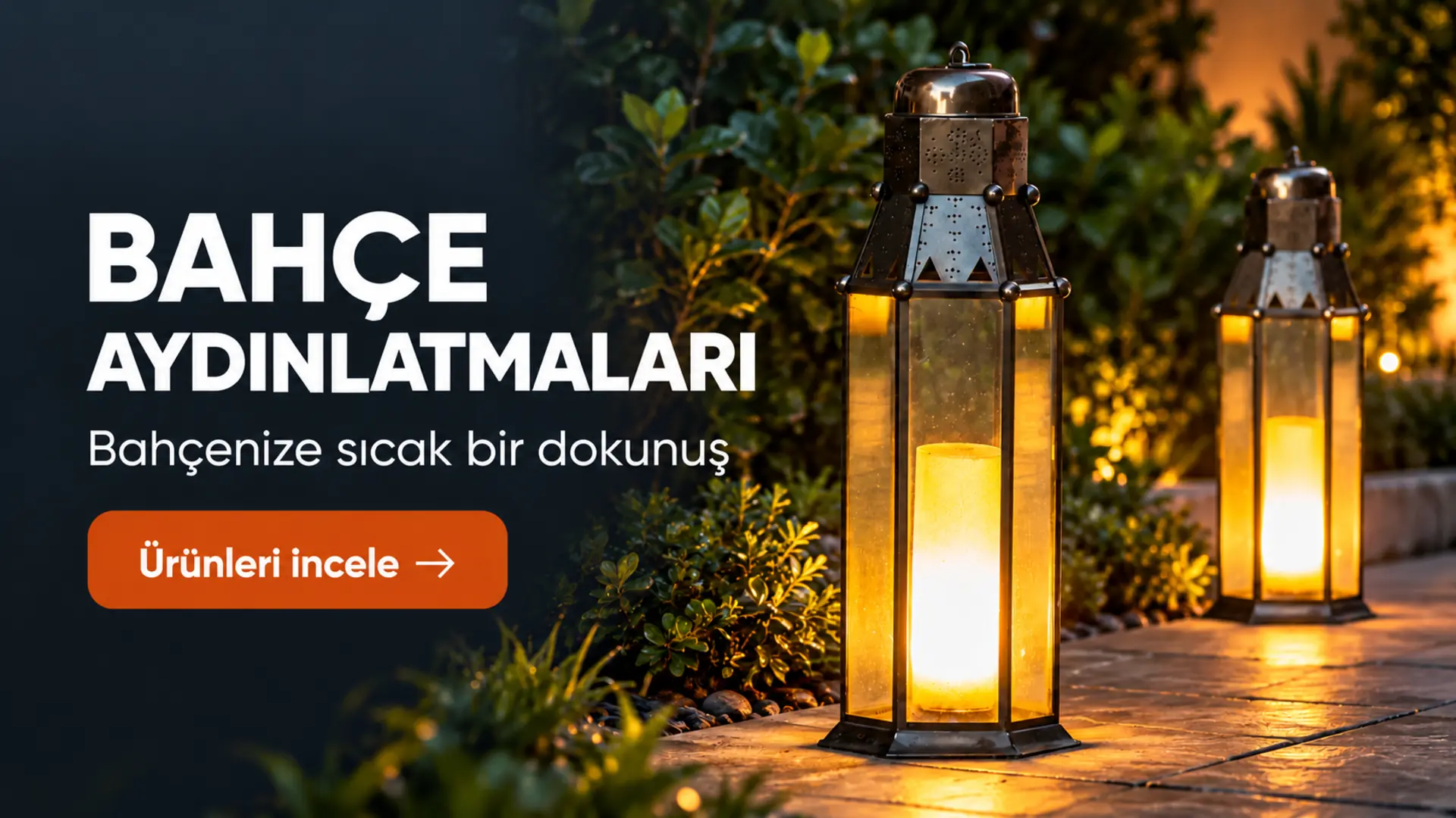 Bahçe ve dış mekân aydınlatma ürünleri